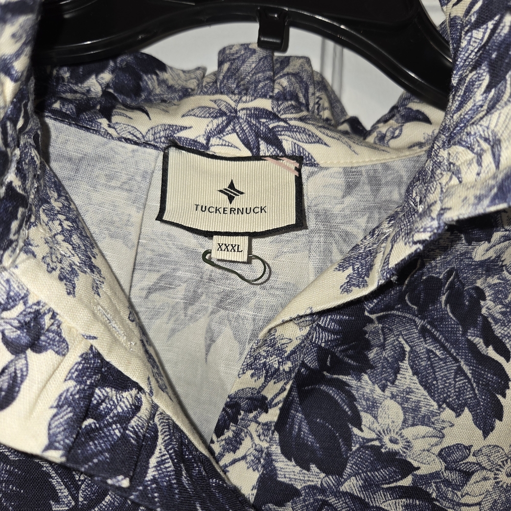 TUCKERNUCK Navy Blue Toile Tate Dress